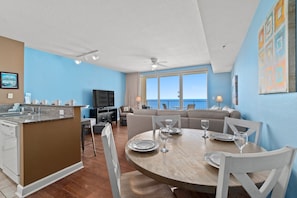 Dining Area with Gulf Views