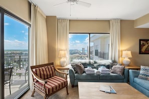Living Room - Amazing panoramic views from every angle.
