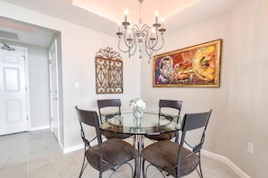 Silver Beach Towers West 305- Dining Area