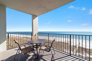 Private Balcony overlooking the Gulf