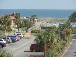 Ocean View From Our Balcony.
