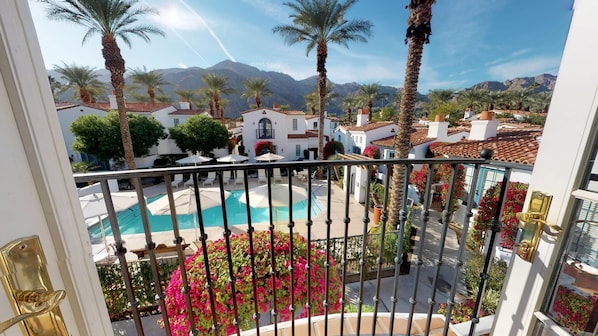 View of Pool from Private Balcony