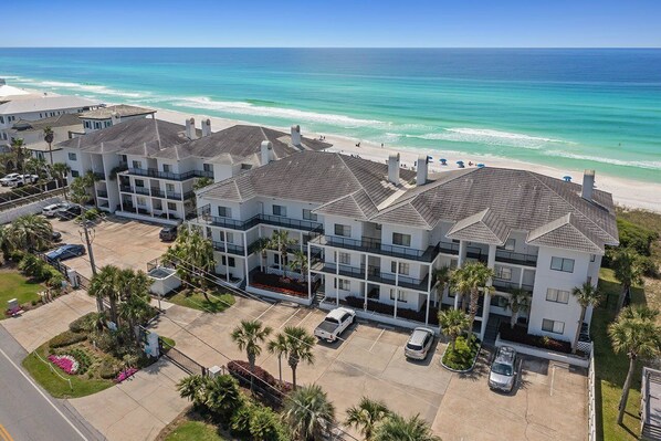 Palms of Dune Allen 108 - Beachfront 30A Vacation Rental Condo with Community Pool & Beach Access in Dune Allen Beach, Florida - Bliss Beach Rentals