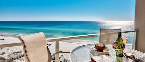 Balcony View - westerly view of beach and gulf