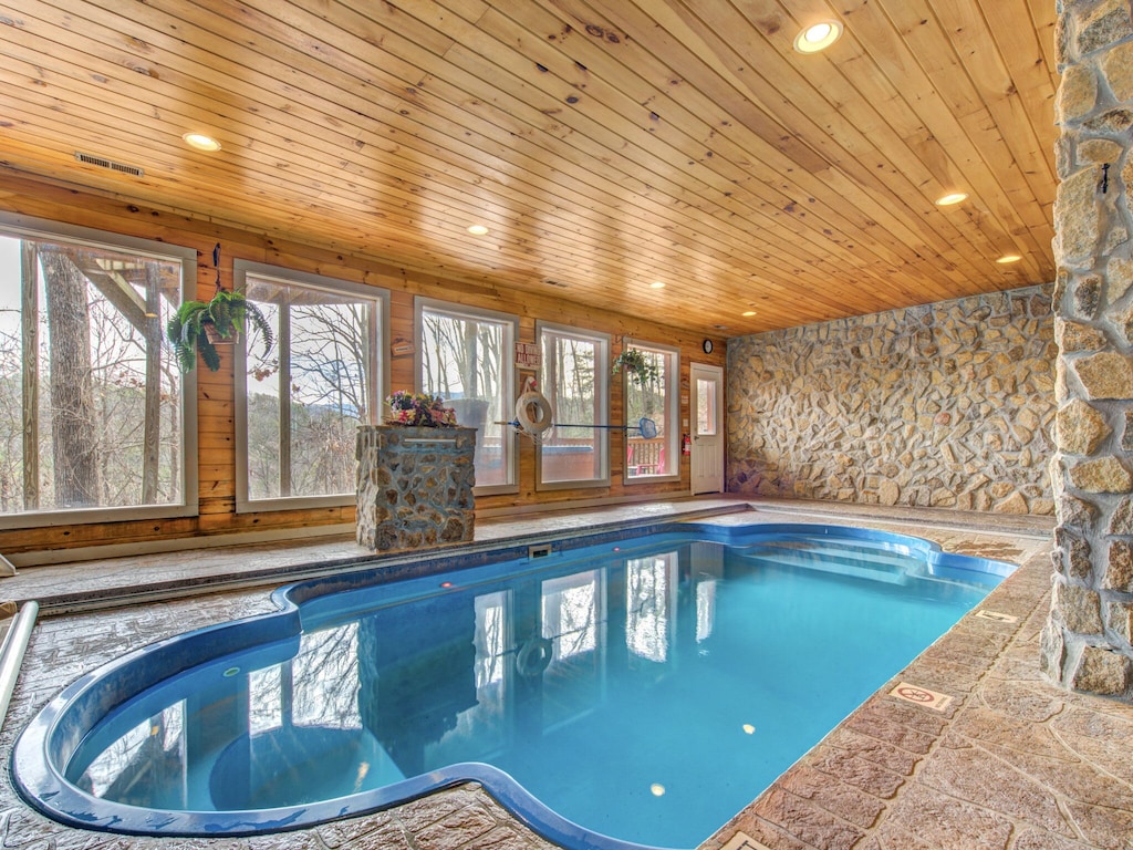 Your Own Indoor Pool - Come experience the splendor of the Smokies at Splashing Surprise in Pigeon Forge, Tennessee!