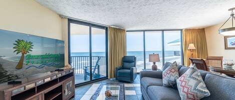 Welcome to the Compass Rose Penthouse, Sunbird 1205W. What a view and more space than other units in Sunbird, too!