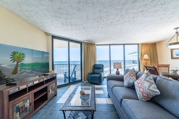 Welcome to the Compass Rose Penthouse, Sunbird 1205W. What a view and more space than other units in Sunbird, too!
