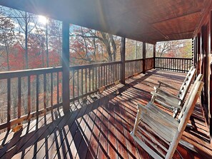 Patio with Fall Views