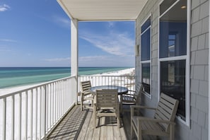 Balcony off living room