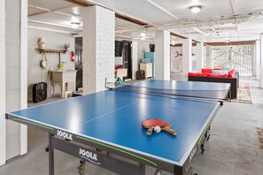 Entertainment + Recreation Area - Lower Level - Ping Pong