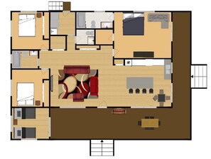 The house layout to help with planning.