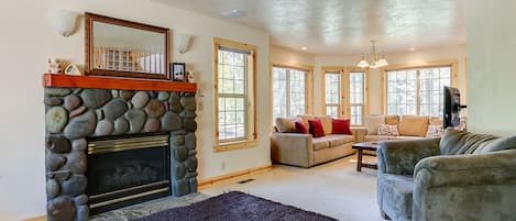 Family Room with Gas Fireplace