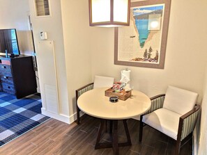 Comfortable dining area