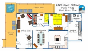First floor main house