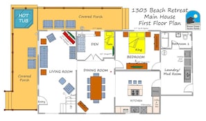 Main House First Floor Plan