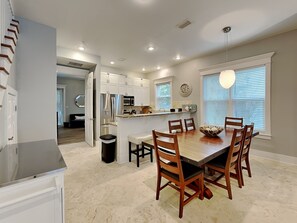 Dining Area and Kitchen with Bar Seating