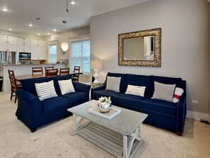 Living Room - Queen Sleeper Sofa + Smart TV
