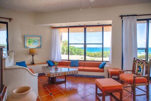 Bright and spacious living area