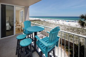 Balcony views of The Gulf of Mexico