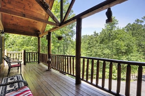 view of front deck