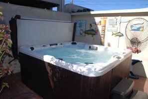 Large hot tub!