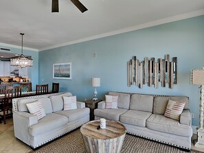 Living Area - Couch + Loveseat