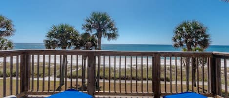 Furnished Gulf Front Balcony