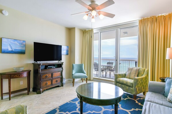 Silver Beach Towers East 605-Living Area