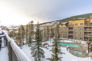 View from the private balcony
