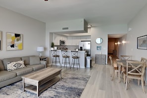 Living Room and Dining Area