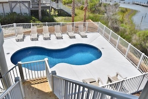 Aerial View of the Pool