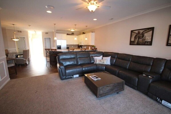 Large Sectional Reclines!