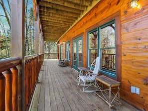 Relax on the spacious Deck.