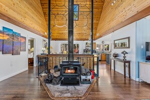 Stove in the living Room