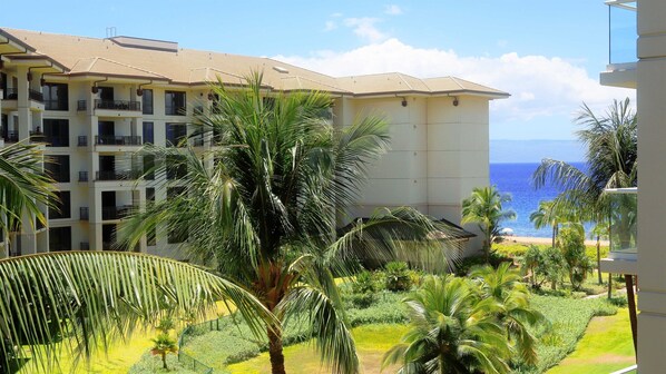 Take in the gorgeous Maui sunsets from your balcony