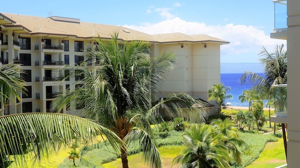 Take in the gorgeous Maui sunsets from your balcony