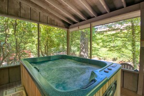 Listen to the River from your hot tub