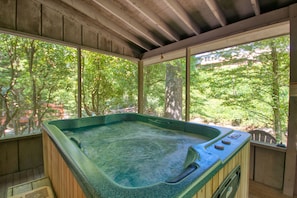Listen to the River from your hot tub