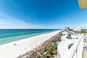 Miles of sugary white sands