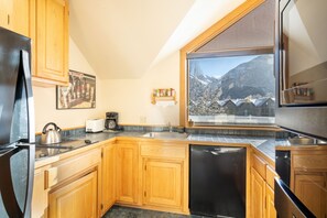 Kitchen in our Plunge H Telluride Vacation Condo