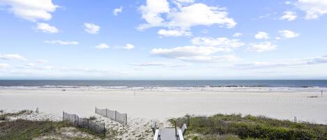 Uitzicht op strand/zee