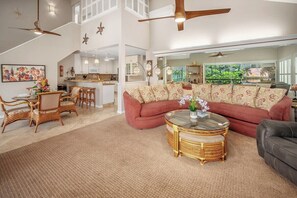 Regency 221 Generous Living Space with High Beam Ceilings