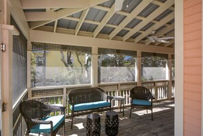 FRONT FIRST FLOOR SCREENED IN PORCH
