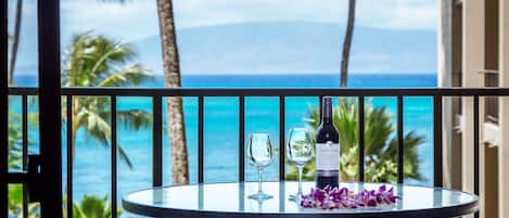 Morning coffee or an evening glass of wine, this lanai is a wonderful place to begin or end your day!