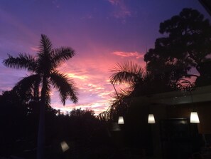 Sunset view from Unit