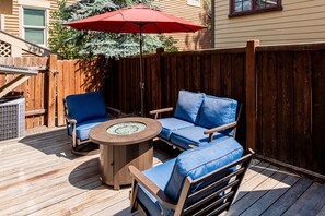 Back Patio Private Seating Area