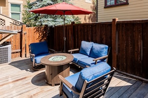 Back Patio Private Seating Area