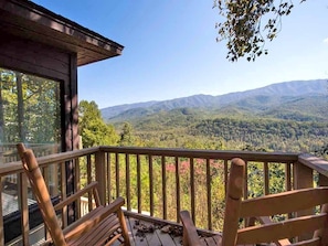 Deck with a Smoky Mountain View