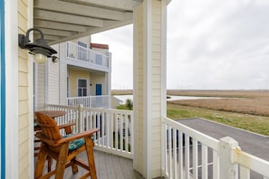 Great balcony space to enjoy a morning cup of coffee