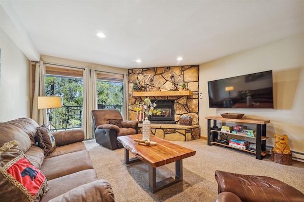 Cozy Living Area - Atrium 108 Breckenridge Vacation Rental